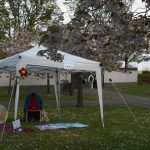 Photo of Storytelling Gazaebo set up at Lauriston Castle